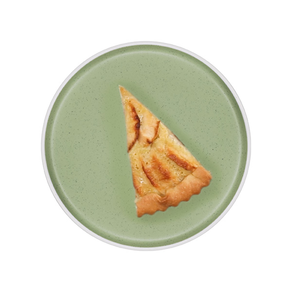 Assiette  dessert Melamine DOLOMIT Verte anti-drapante