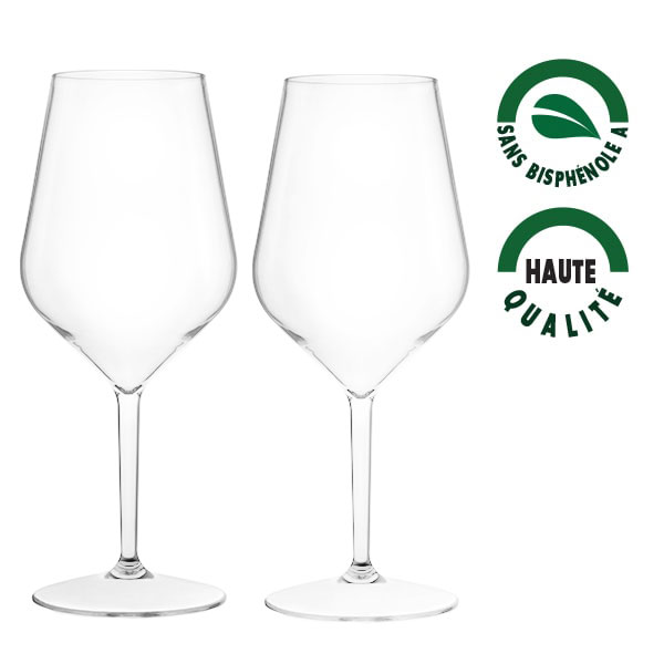 Lot de 2 verres  vin Tritan 47 cl