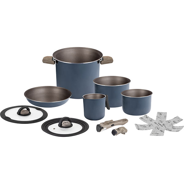 Popote alu Ceramic Torralta 20cm 7+2 pices