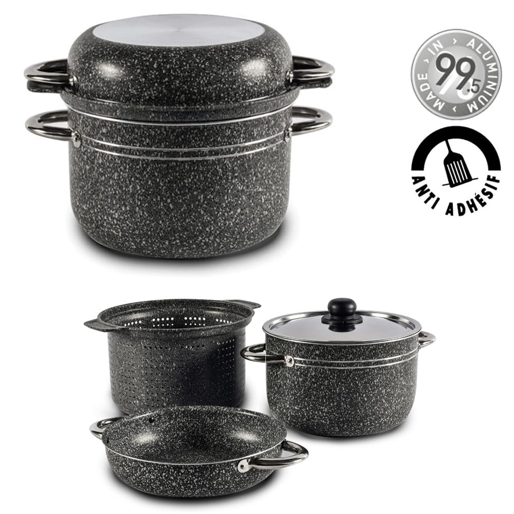 Popote alu Fast-A-Pasta 22 cm 4 pi�ces