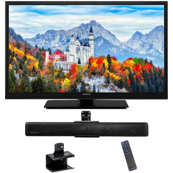 TV SMART LED FULL HD 60cm HITACHI + Barre de son bluetooth 48cm INOVTECH