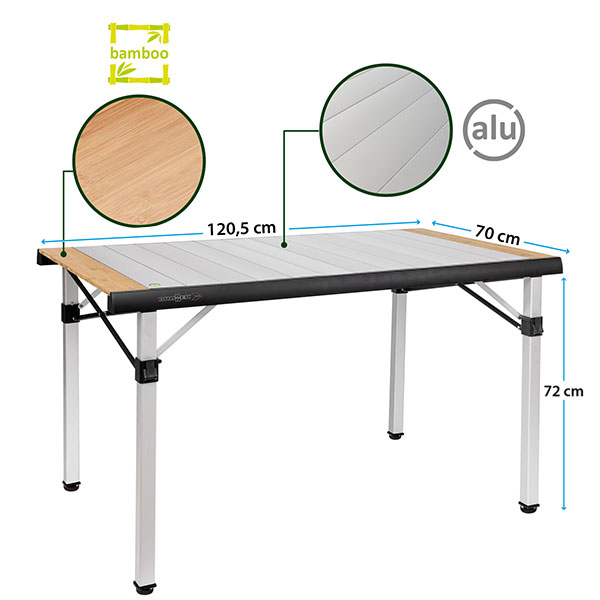 Table Ultra Legre TITANIUM QUADRA TROPIC 4 Brunner