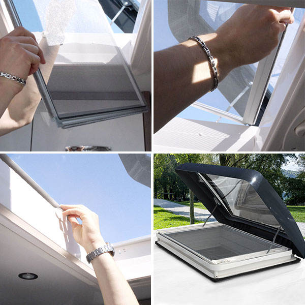 Moustiquaire FLYNET MIDI Brunner pour Midi Heki Dometic
