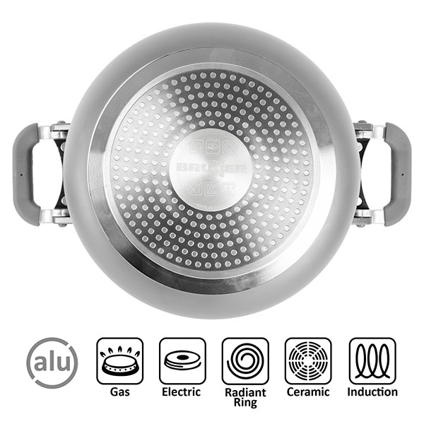 Popote alu Ceramic Fusion Magnetic 22cm 7+1
