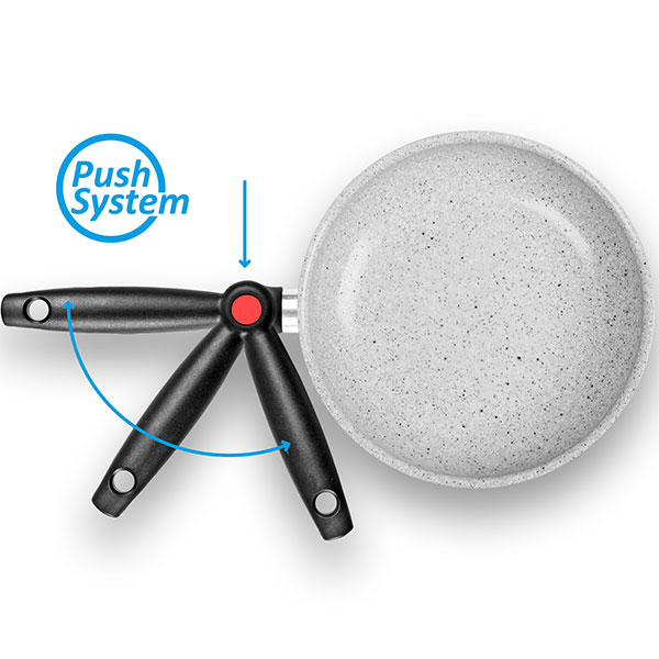 Poele aluminium Carezza Pan 26 cm Brunner