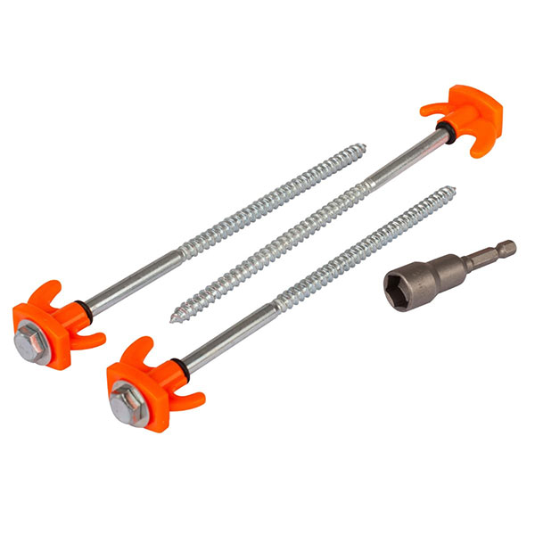 Lot De Piquets De Tente En Acier Inoxydable 40 Cm - Pour Tente, Auvent, Camping - Résistants Sol Dur Et Prairie