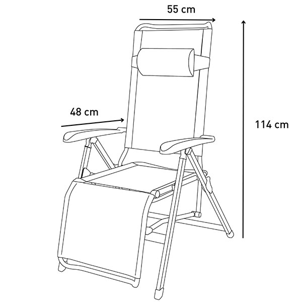 Fauteuil relax parapluie R-ECO TRIGANO