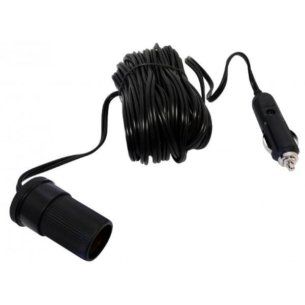 Rallonge prise allume-cigare 6m 12V et adaptateur 10A 