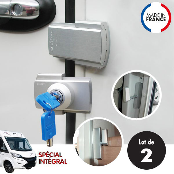 Verrou De Cellule Pour Camping-car/caravane – Commande Intérieure Et Extérieure – Acier Haute Résistance – Clés Numérotées – IMC Créations 1507
