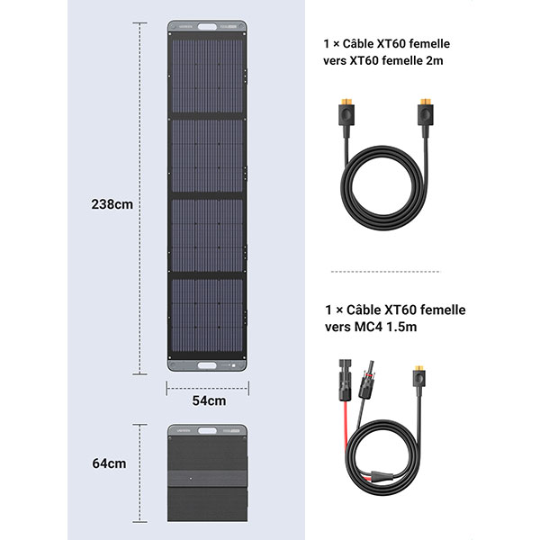 Panneau solaire portable SC200 200W