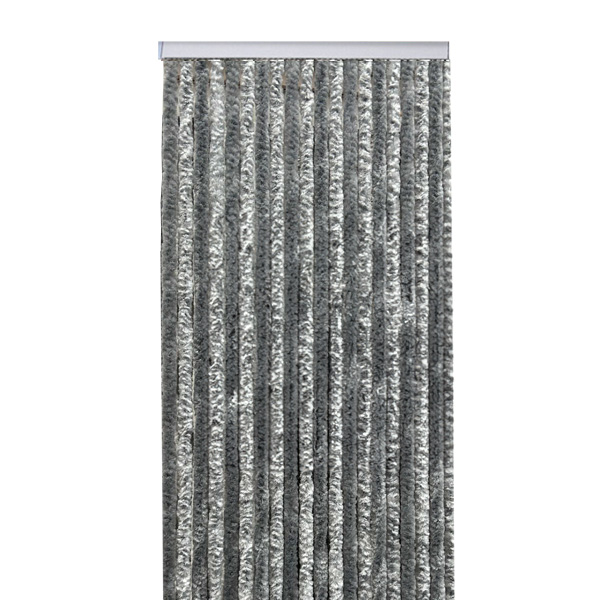 Rideau de porte 56 x 205 cm Gris