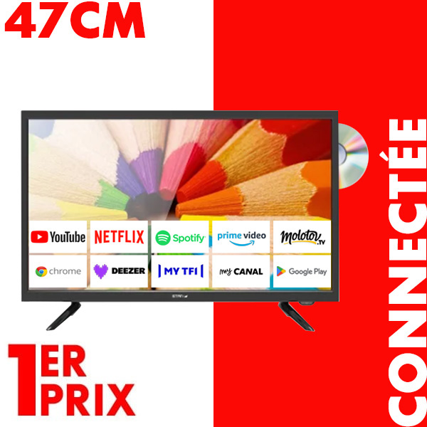 Smart TV Android DVD 47cm STANLINE
