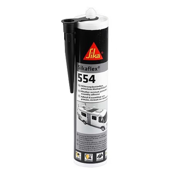 Colle Mastic surpuissante SIKAFLEX 554 Noir 300ML 