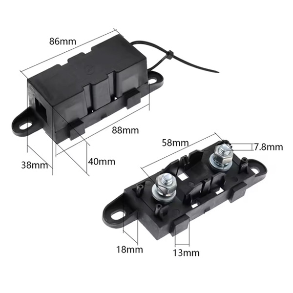 Porte MEGA fusible