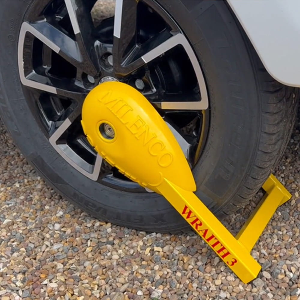 Sabot de roue antivol Ducato WRAITH 3 MILENCO