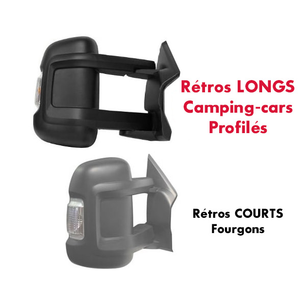 Coques rtros Chrome HTD Camping-Car Ducato de 2006  2024