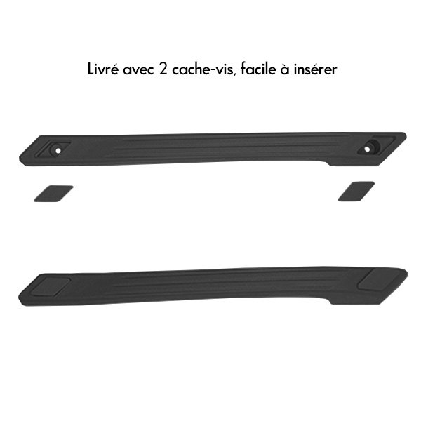 Poigne de porte intrieure de cellule noire