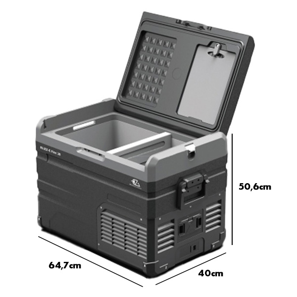 Glacire modulable 47L  compression 12/24V EZA Blizz-E Flex