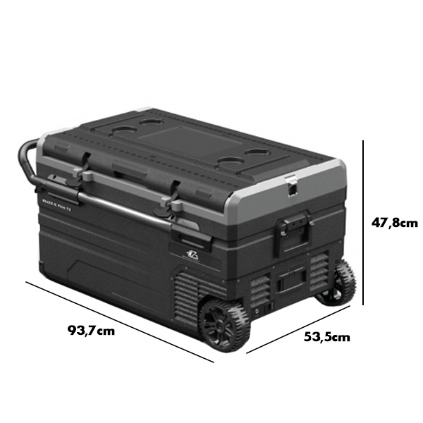 Glacire modulable 73L  compression 12/24V EZA Blizz-E Flex