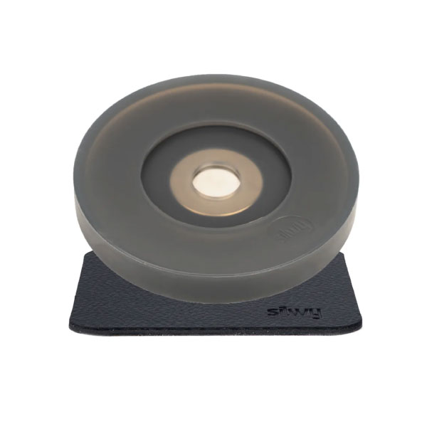 Socle magntique gris fonc pour verre  pied