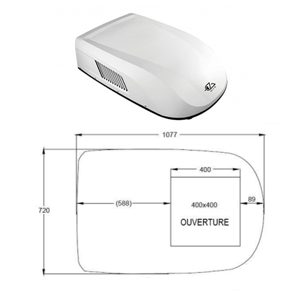 Climatiseur de toit EZA Connect 2600W