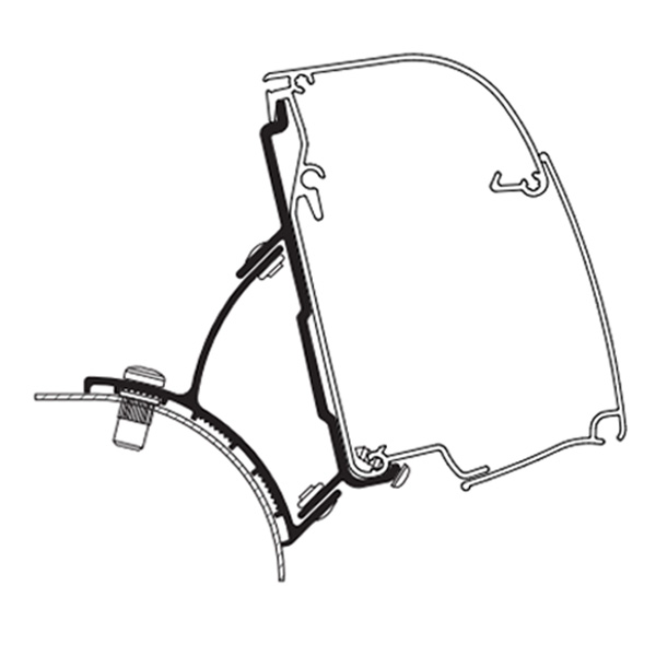 Adaptateur store THULE 4200 VW T5/T6
