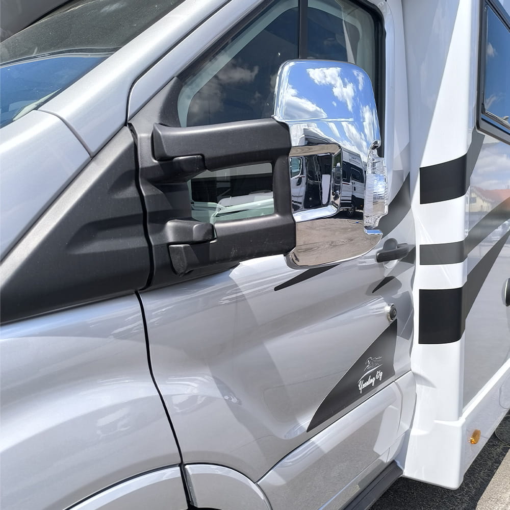 Coques r�tros Chrome HTD Camping-Car Ford Transit apr�s 2014