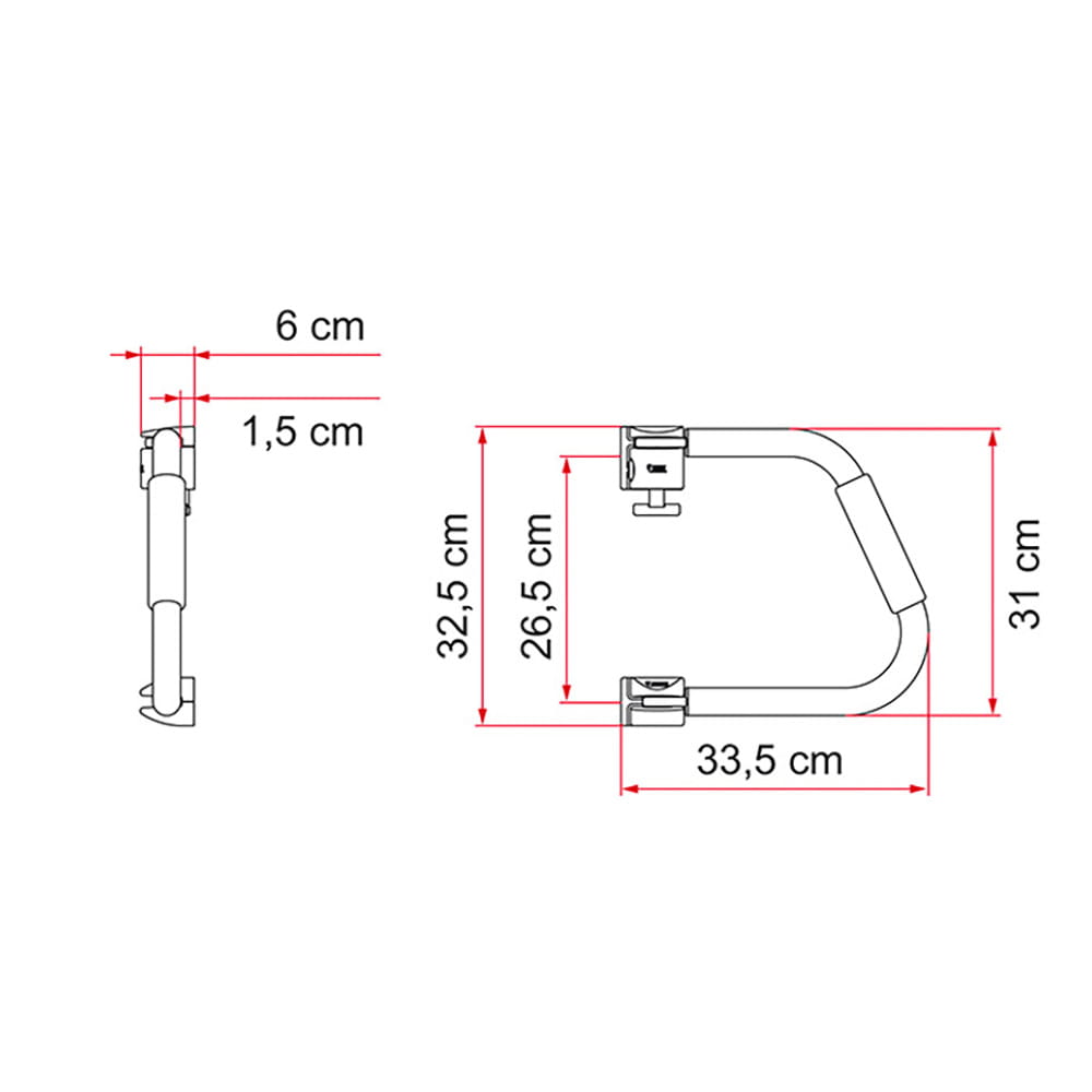 Poign�e Fiamma SECURITY 31