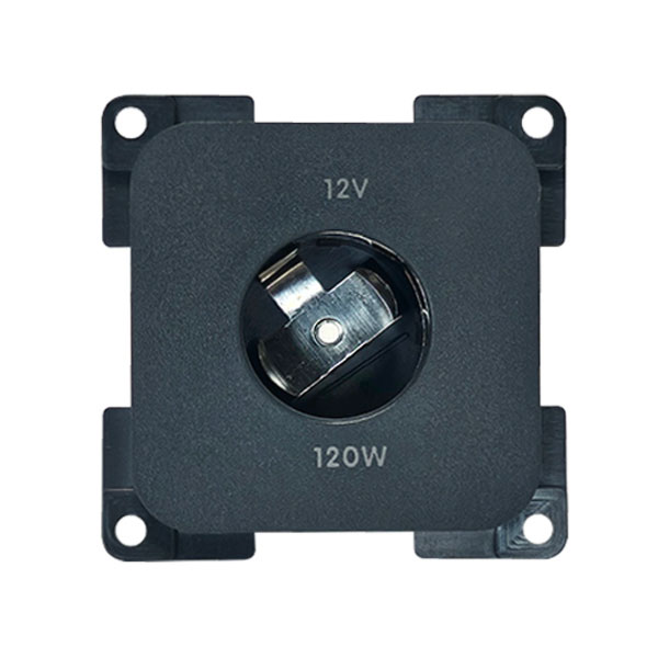 Prise 12V allume-cigare 20 mm grise