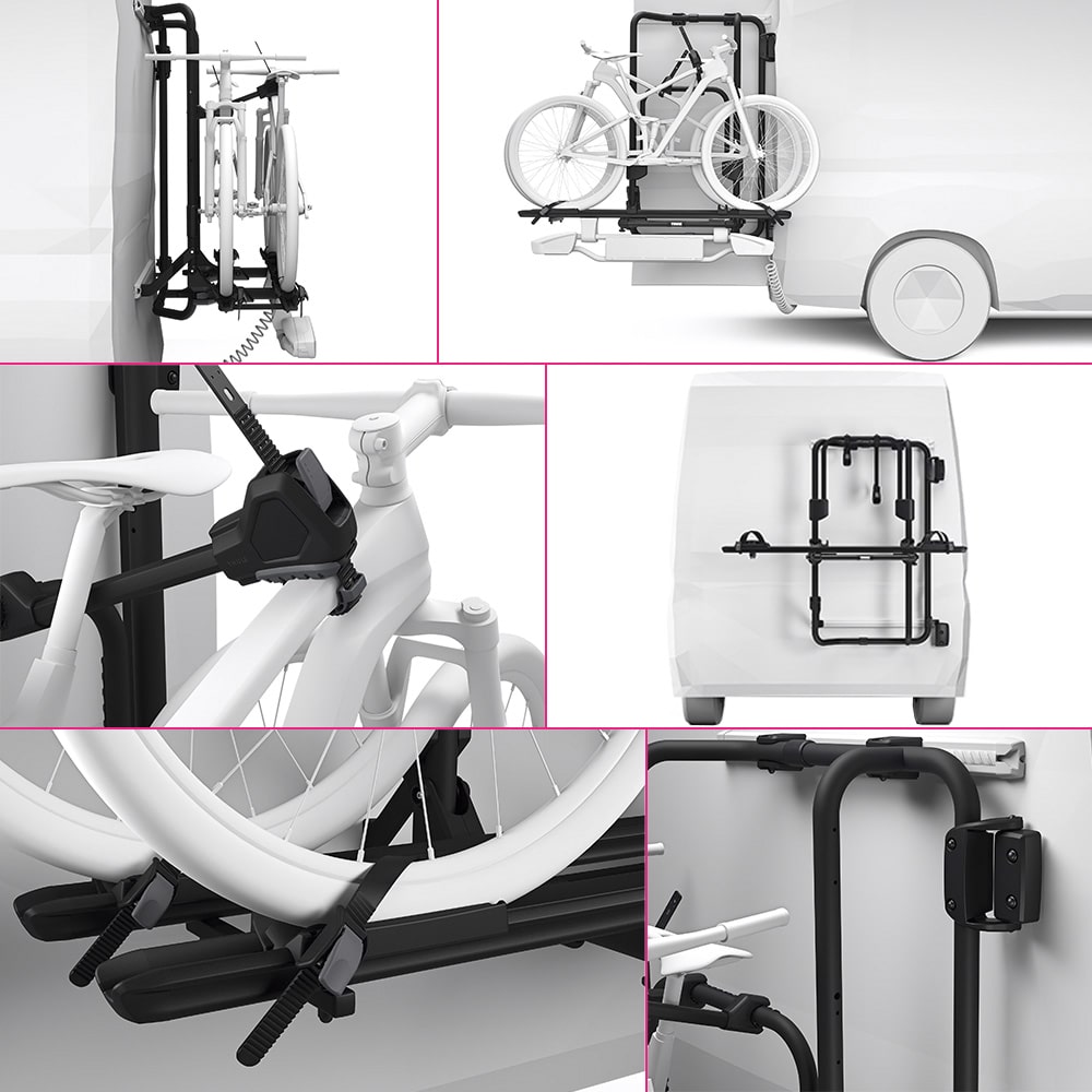 Porte-vlos THULE VeloTrack Frame Ducato aprs 2007