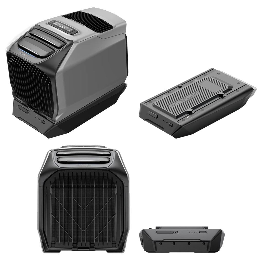 Climatiseur Portable Ecoflow Wave 3 et batterie supplmentaire 1024 Wh Wave 3