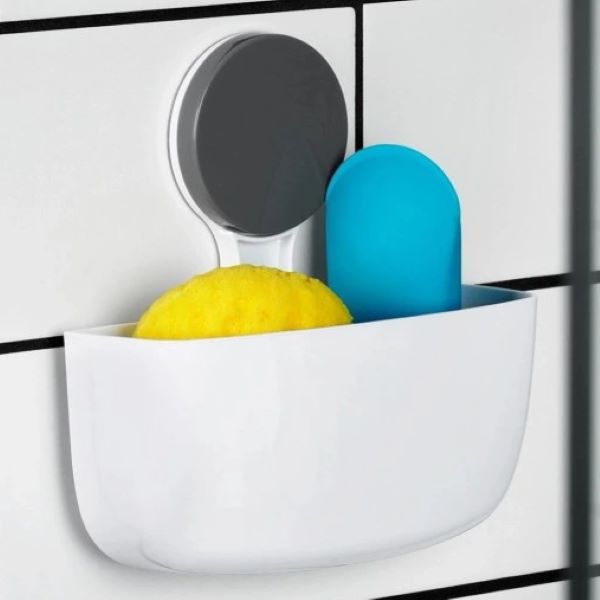 Porte savon blanc  ventouse