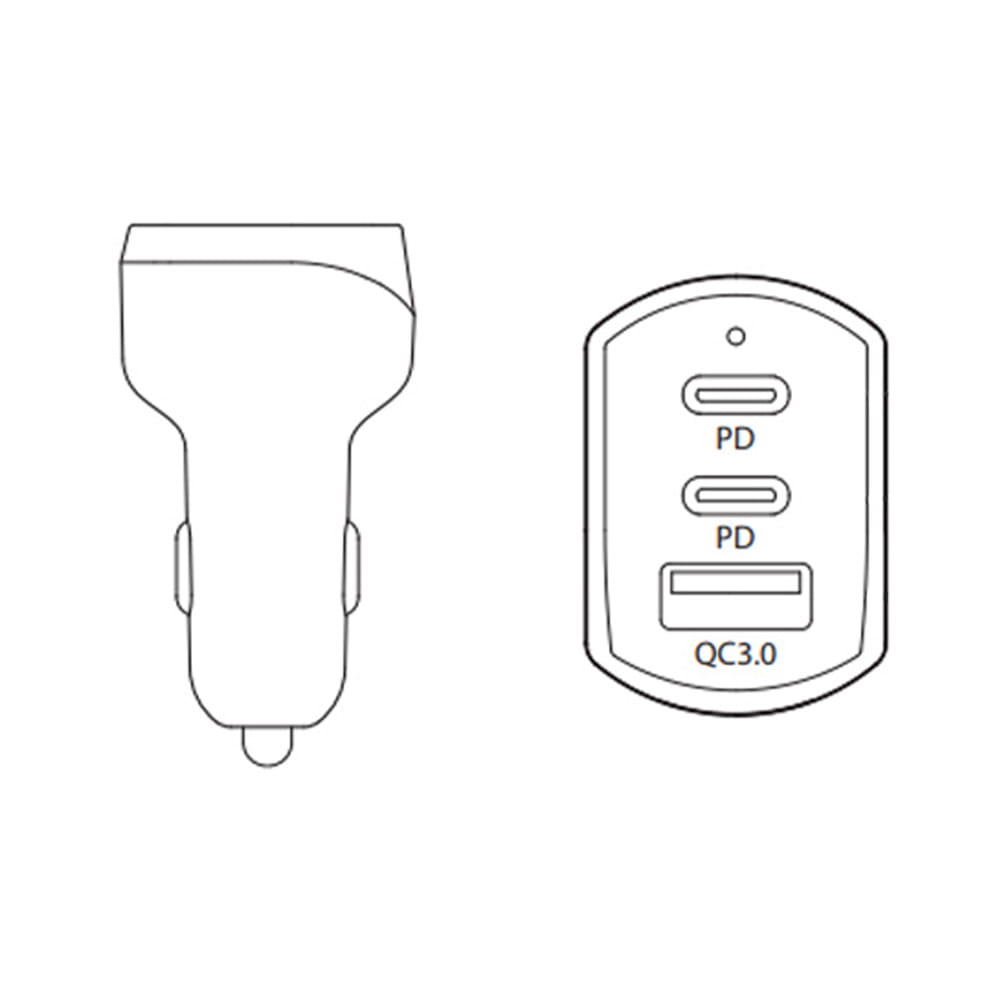 Prise allume-cigare Sitecom 30W Power Delivery