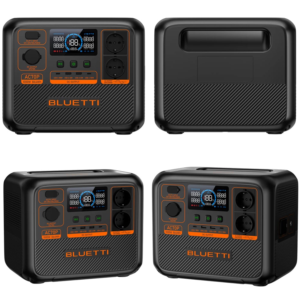 Batterie Lithium Portable BLUETTI AC70P