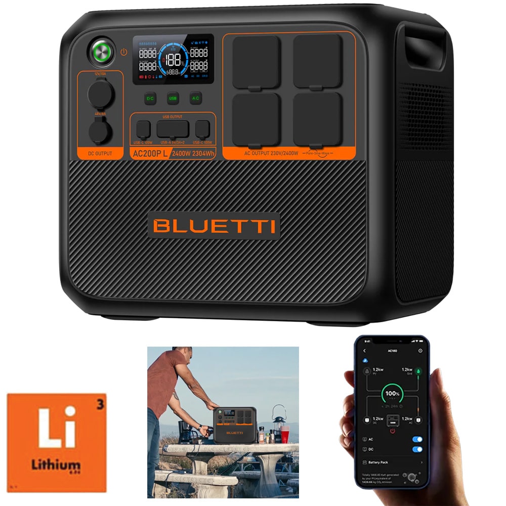 Batterie Lithium Portable BLUETTI AC200PL