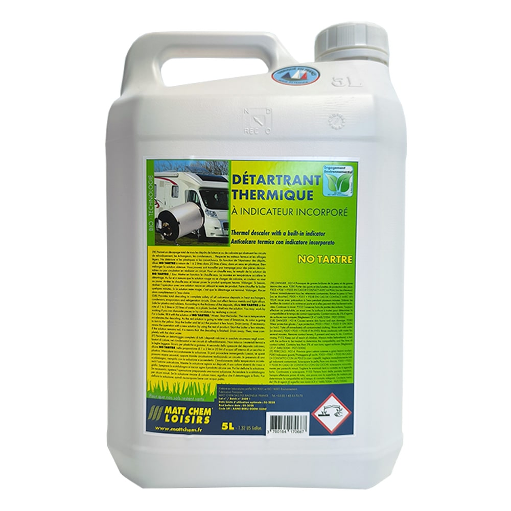 Dtartrant thermique 5L MATT CHEM