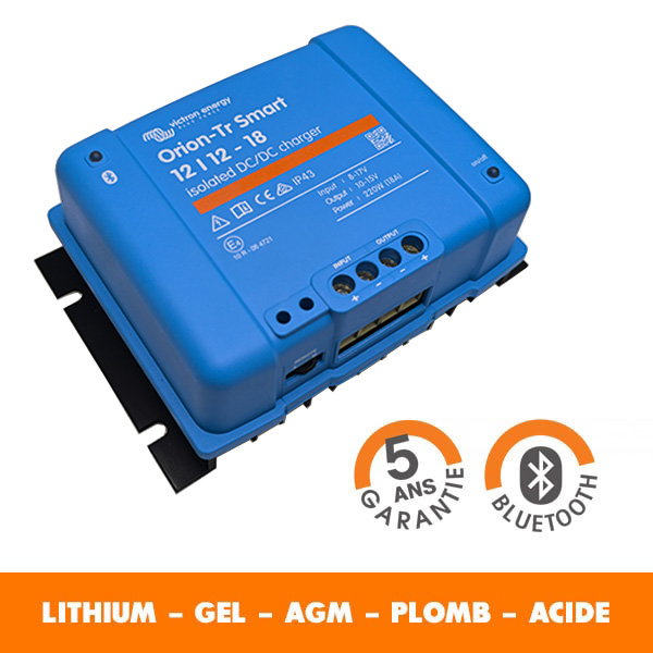 Chargeur de batterie Orion Tr Smart IP43 VICTRON 18A