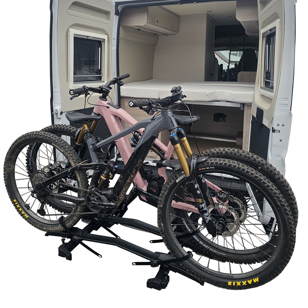 Porte-vlos coulissant sur attelage EUFAB SD260 noir