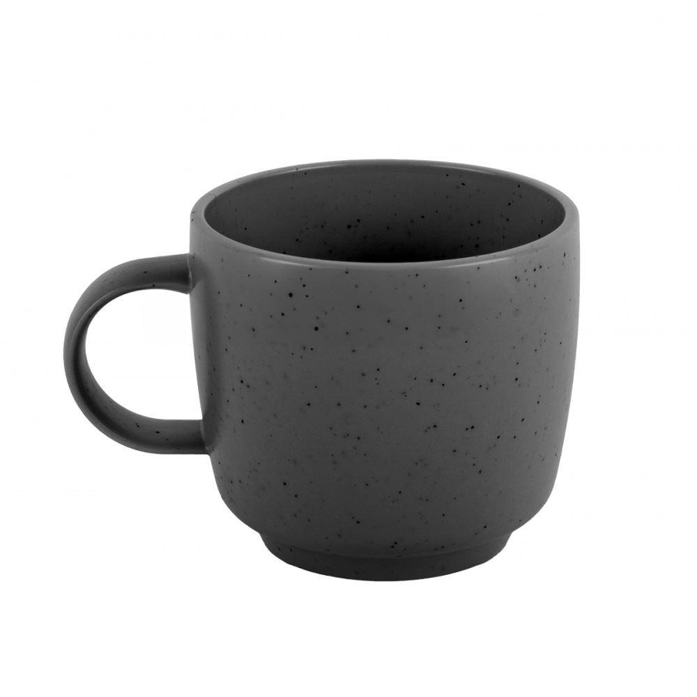 Tasse Cappuccino Mlamine Dolomit Anthracite 25cl anti-drapant BRUNNER