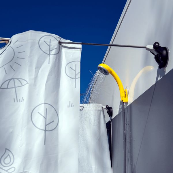 Cabine de douche extrieur portable