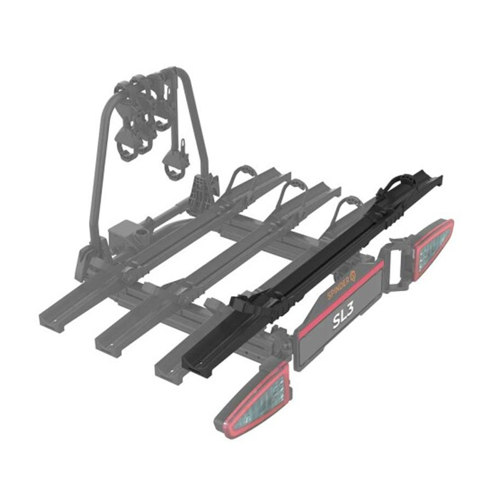 Rail d'extension 3e vlos XB1 pour porte-vlos SC2 SL3 Noir SPINDER