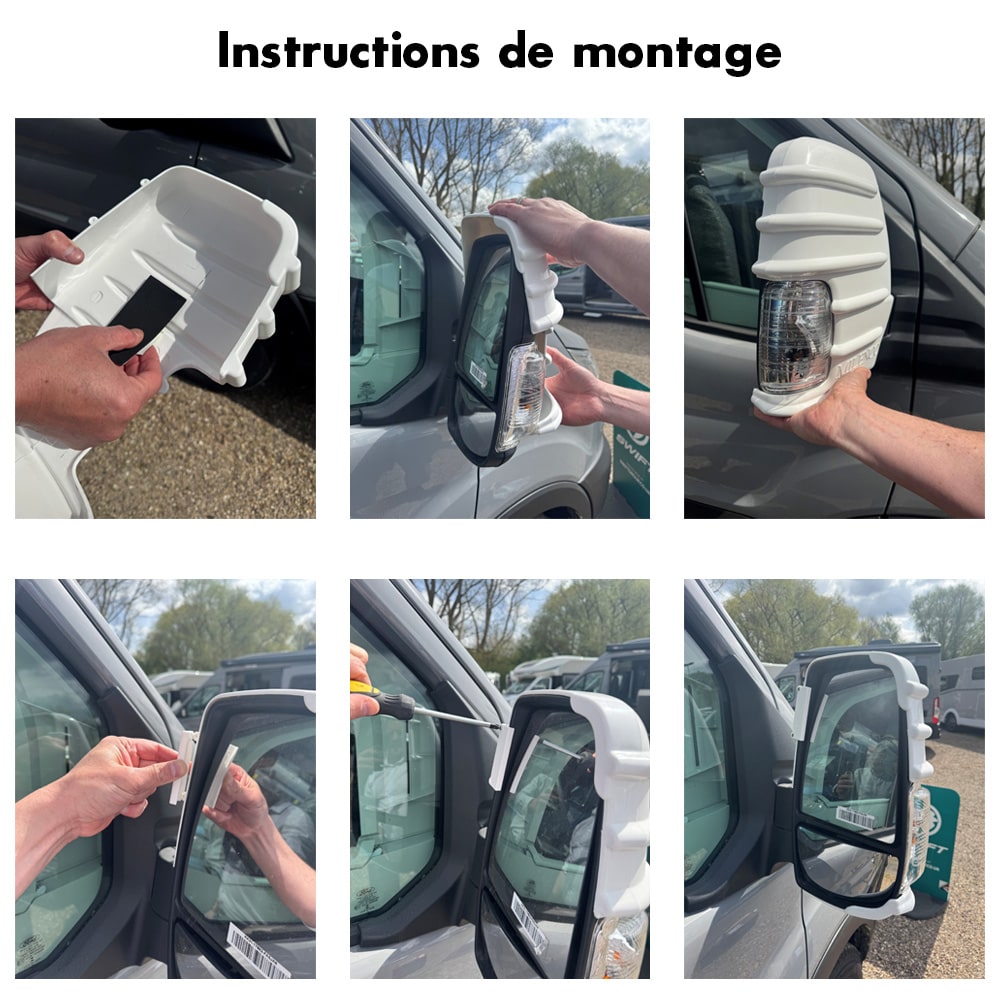 Coques rtros Transit 2025 MILENCO blanches