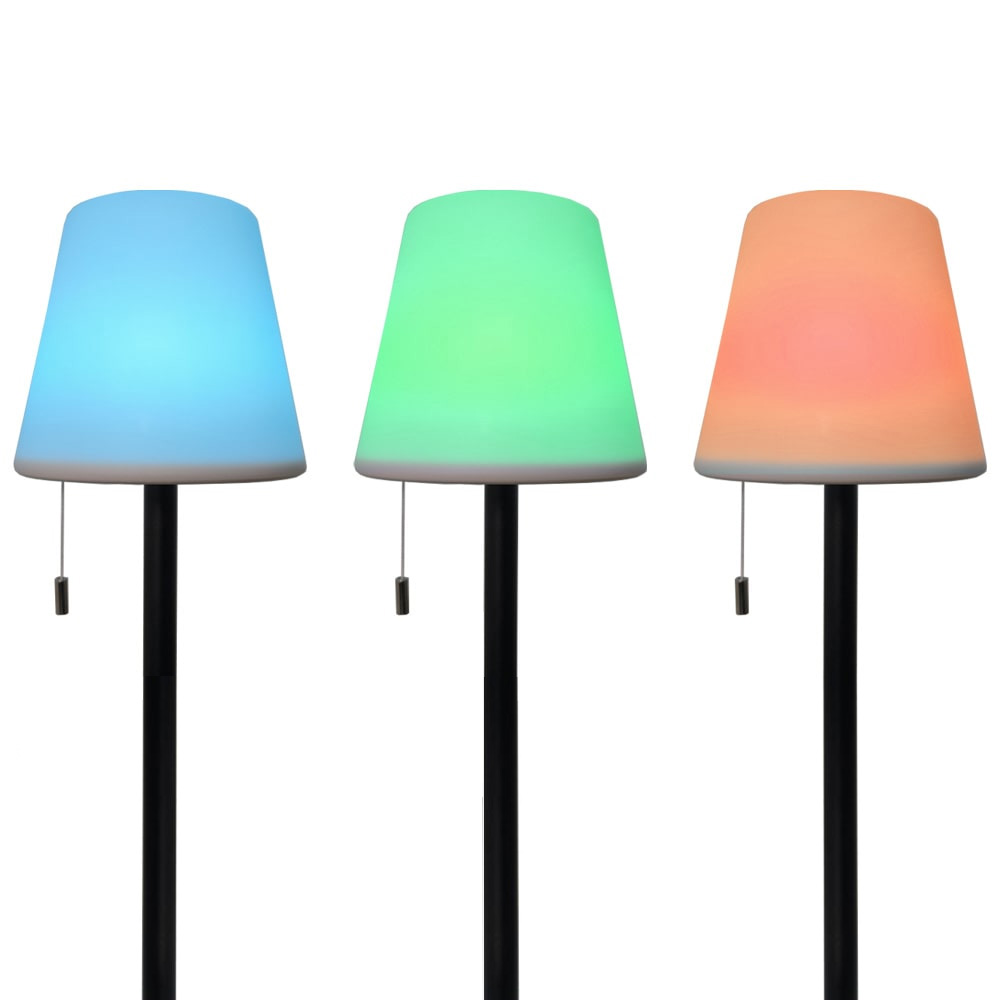 Lampe  pied d'ambiance multicolore LED rechargeable