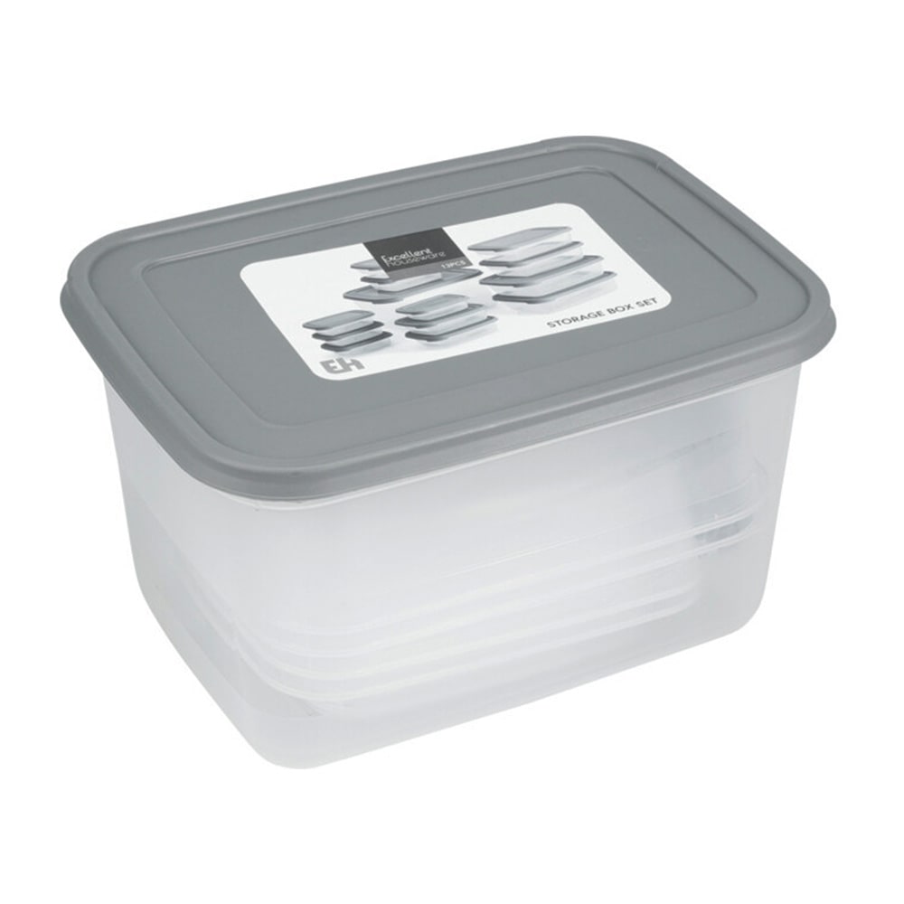 Lot de 13 botes avec couvercles