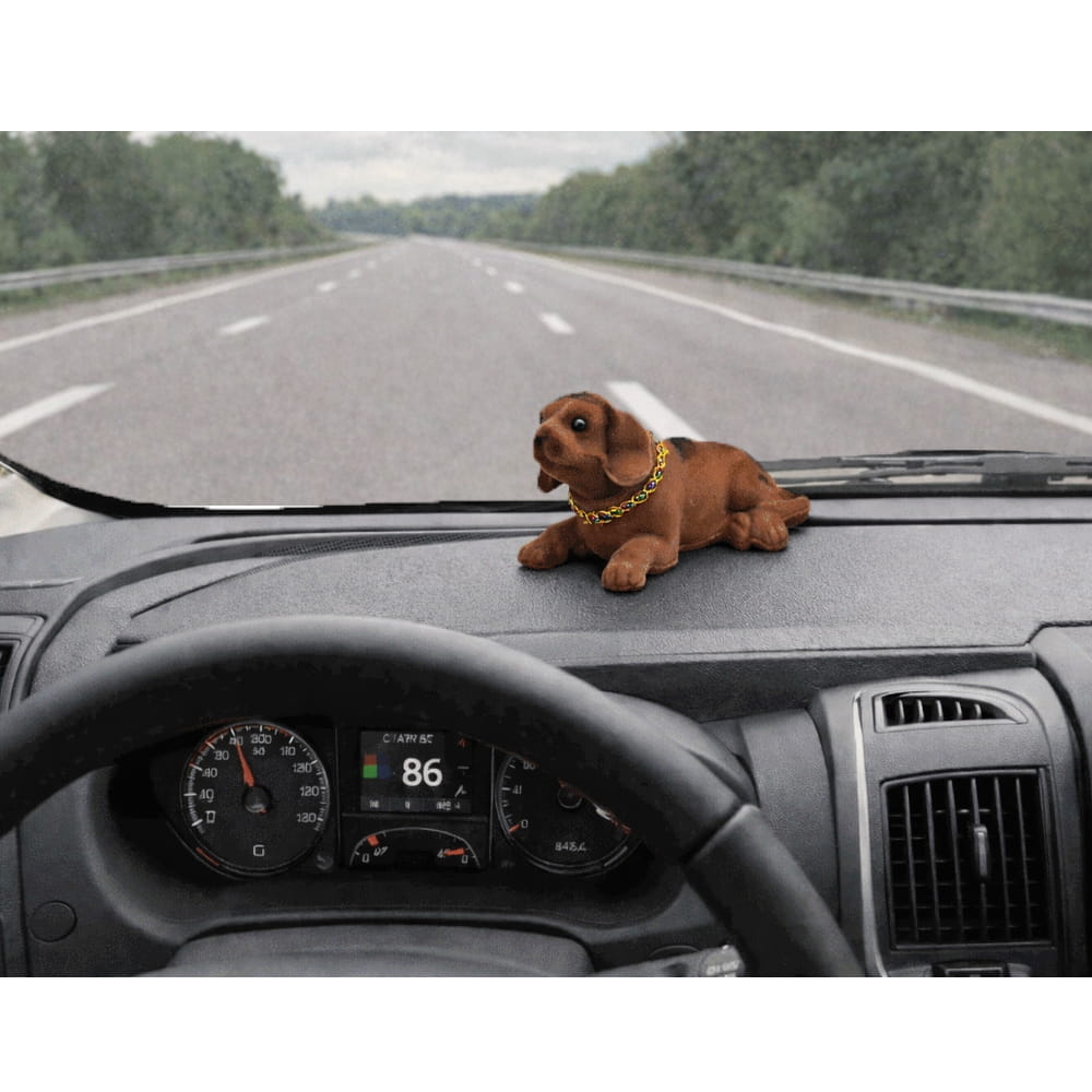 Chien qui hoche la t�te - d�co pour tableau de bord