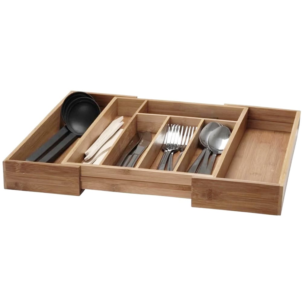 Range couverts extensible en bambou