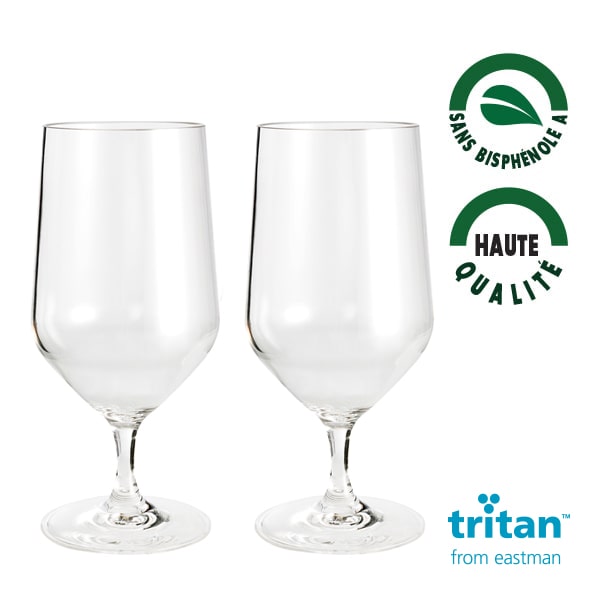 Verres � bi�re Tritan Tulip 46 cl Reconditionn�s