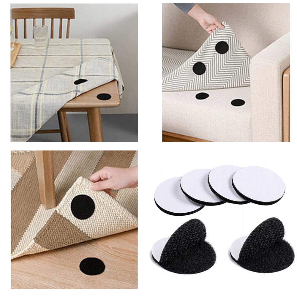 Pastilles velcro adhsives x40