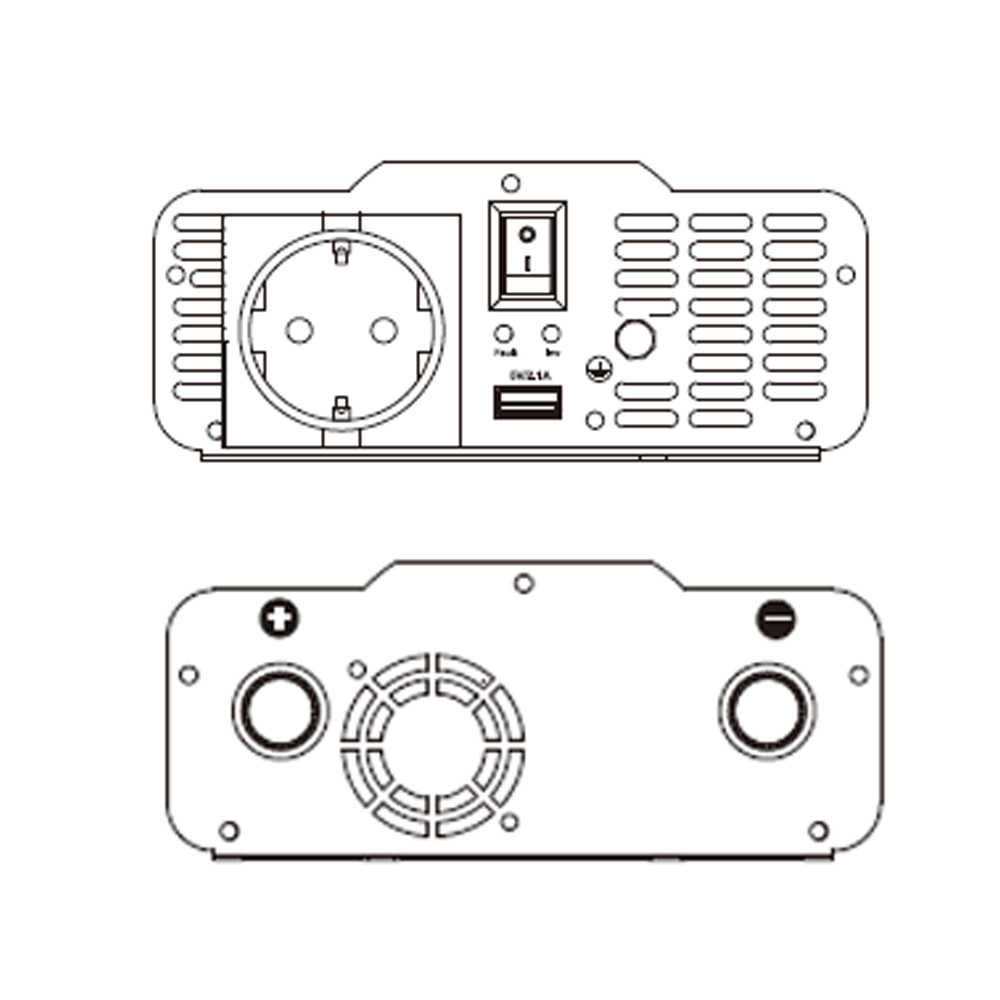 Convertisseur Pur Sinus 300W 12/230V EZA
