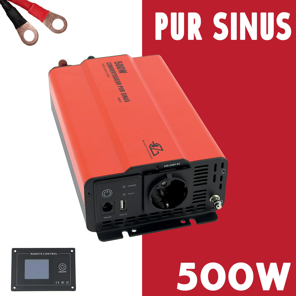 Convertisseur Pur Sinus 500W 12/230V EZA